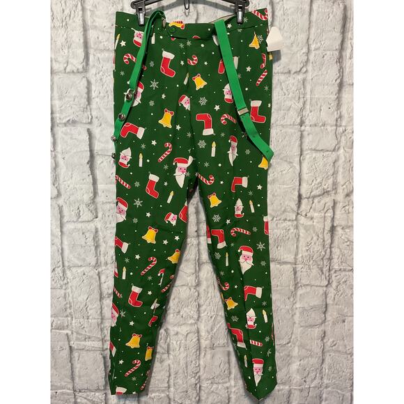 OppoSuits Christmas Suit Complete Xmas Suit: Includes Jacket, Pants, Size 38 - Picture 6 of 12